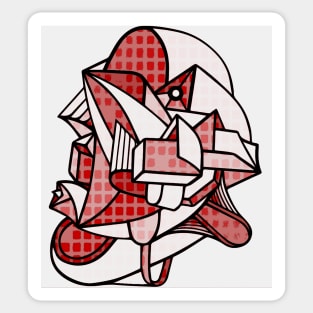 abstract cubism Sticker